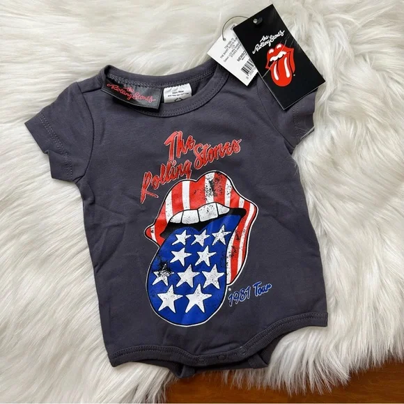 Rolling sales stones onesie